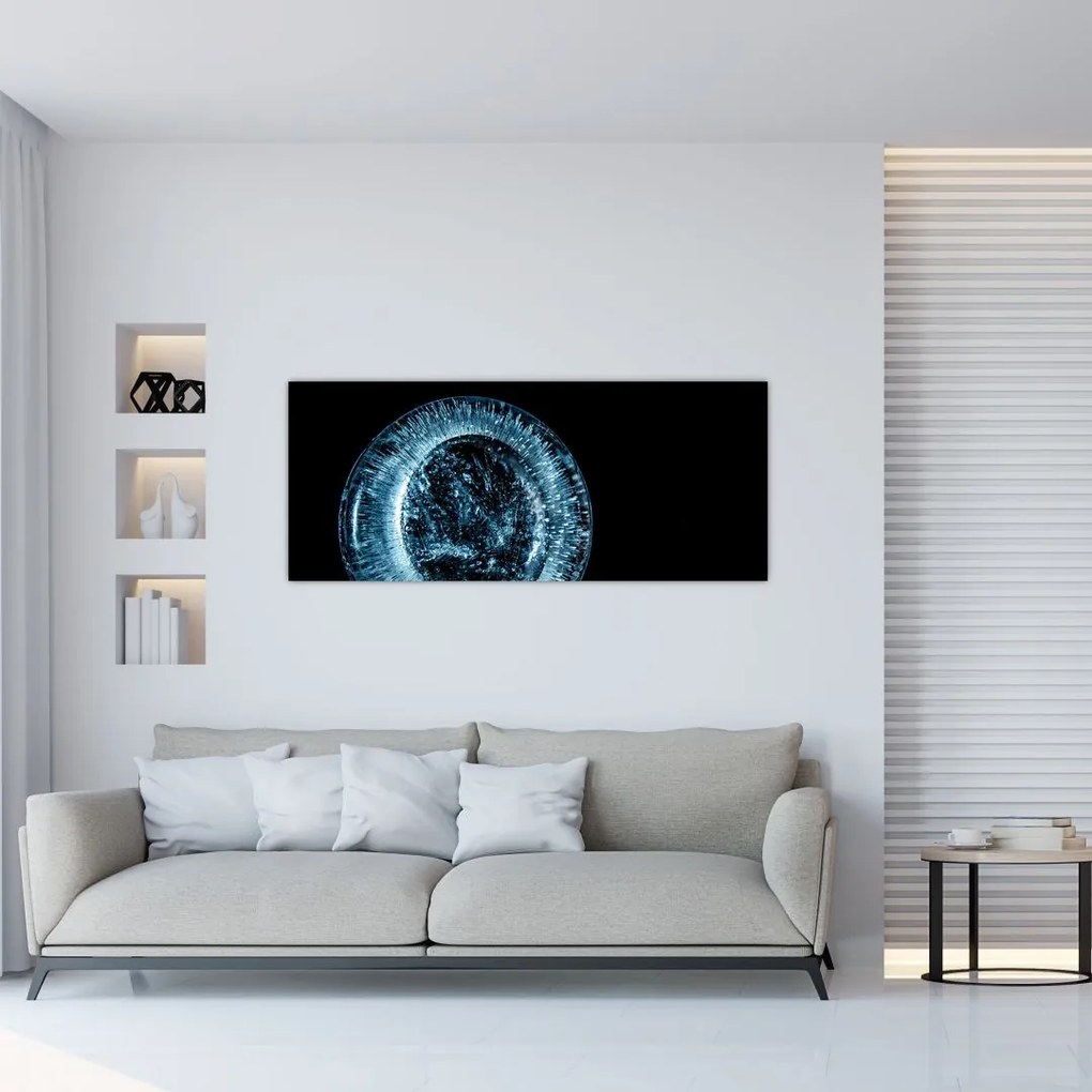 Tablou cu picături de gheață (120x50 cm)