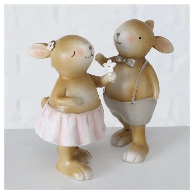 Set 2 decorațiuni cu model de Paște Boltze Rabbit