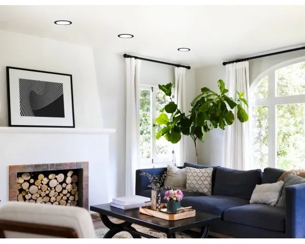 Eglo 31744 FUEVA-Z - Lampă LED dimabilă pentru baie, 10,5W/230V, IP44, negru