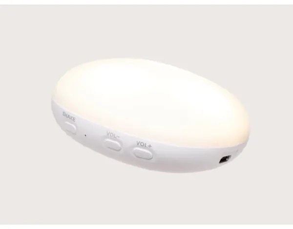 Pluș de îmbrățișat cu sunete și lumină Moonie iepuraș 2.0 organic sand