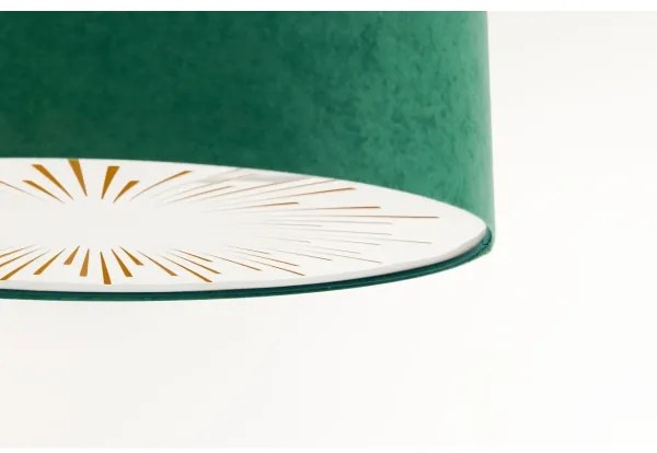 Plafonieră RAYS 2xE27/60W/230V d. 60 cm verde