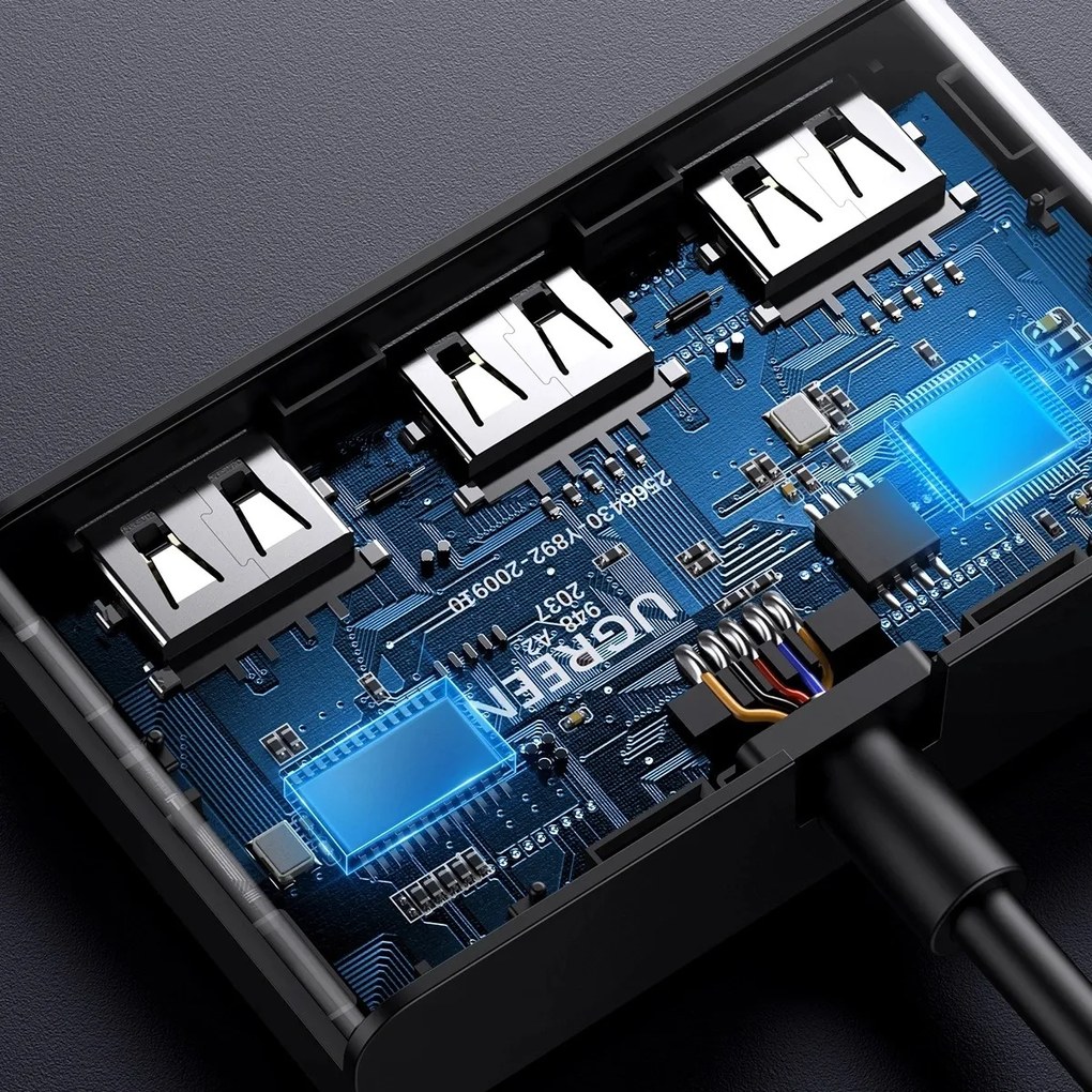 Hub multiport 2XUSB 3.0 IN la 4xUSB 3.0 OUT UGREEN 30768