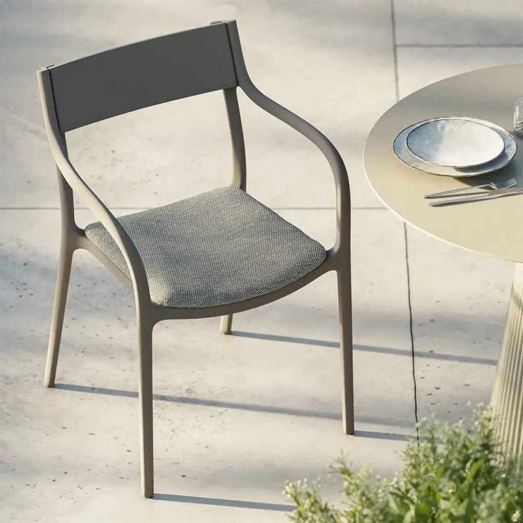 Set de 4 scaune exterior MADISON tapitat