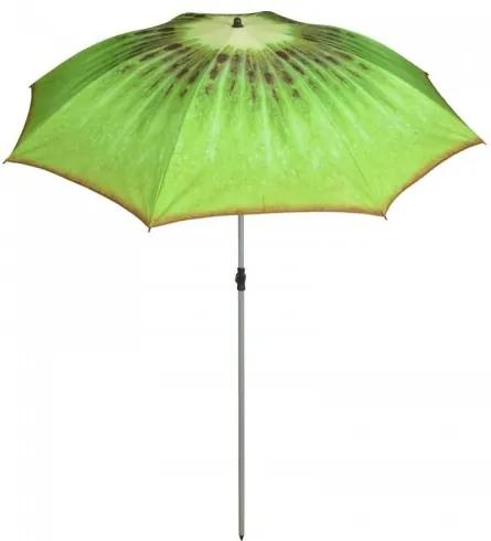 Umbrela pentru plaja, Kiwis Verde, Ø184xH226 cm