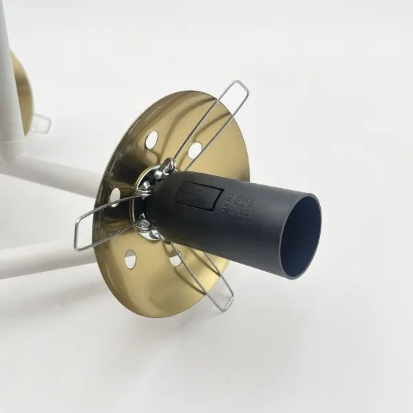 Brilagi - Lustră aplicată MALIVA 3xE14/15W/230V auriu/alb