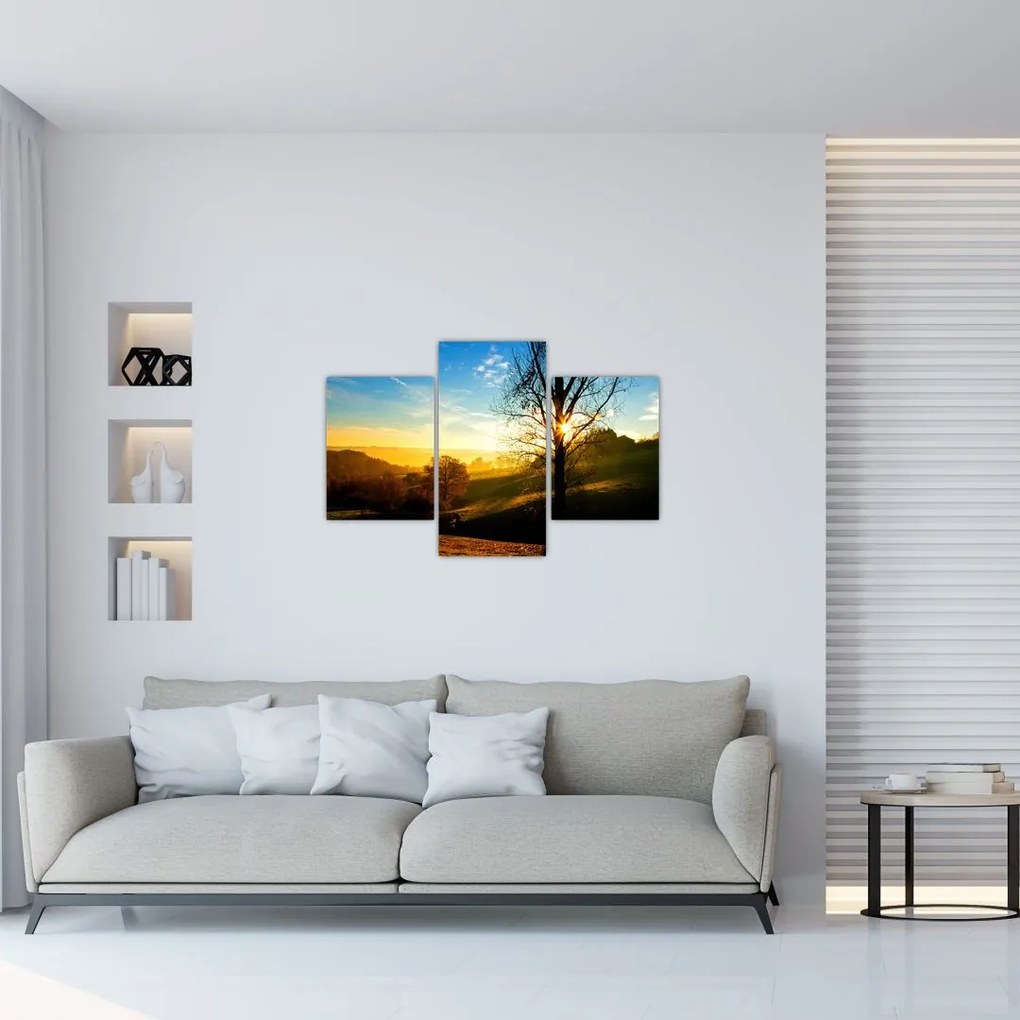 Tablou cu răsăsrit de soare (90x60 cm)
