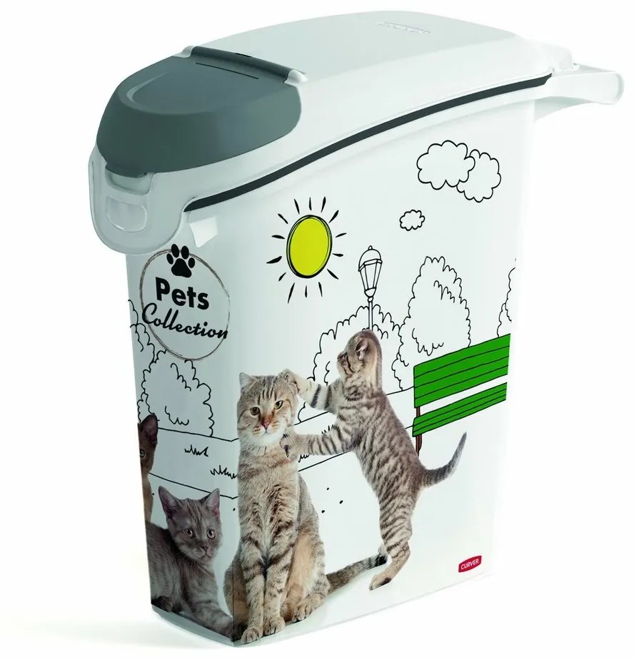 Curver Recipient pentru alimente, model pisică, 23l / 10 kg, 10 l