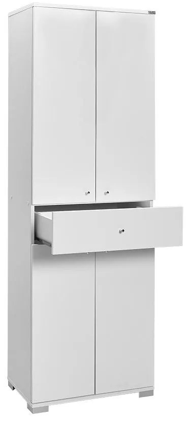Dulap cu rafturi Aufalenzza (alb). 1108584