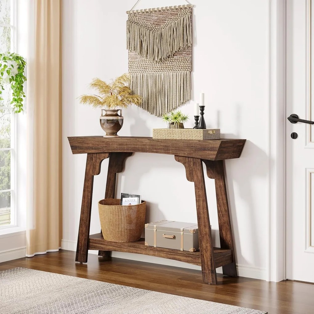 MAM16 - Masa Consola, 105 cm, masuta hol, living, dining, dormitor - Maro