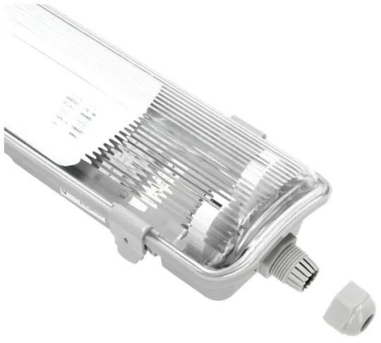 Corp de iluminat fluorescent industrial HERMIC T8 2xG13/18W/230V IP65