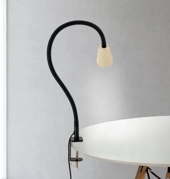 Orion - Lampă de birou flexibilă DOTTY cu clemă, 1xGU10/10W/230V, bej/negru