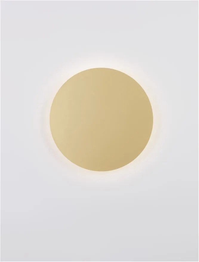 Aplica LED de perete design ambiental CYRCLE 30cm aurie