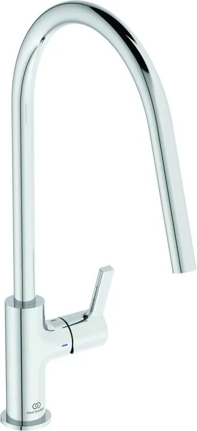 Baterie bucatarie Ideal Standard Gusto 226 cu pipa rotativa crom lucios