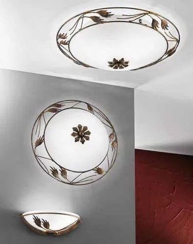Aplica de perete rustica Fleur WA 2-1196/1 Antik OR
