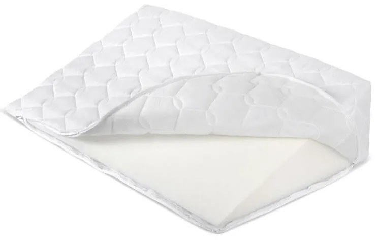 Bellatex Pernă pentru cap cu cusătură, albă, 80 x50 x 20 cm
