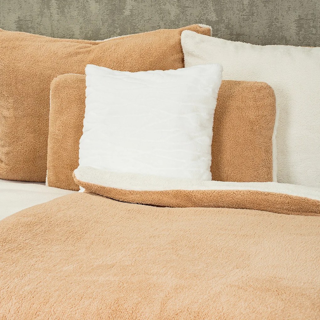 Lenjerie de pat din blăniță 4Home Teddybej, 140 x 200 cm, 70 x 90 cm