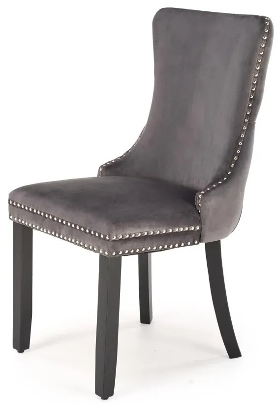 Scaun Alda velvet gri H95 cm