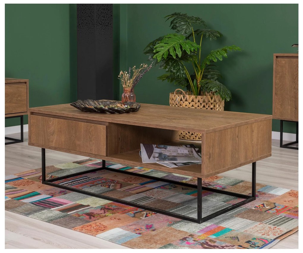 Mobilier living Lexuna 14 (Nuc + Negru). 1089038