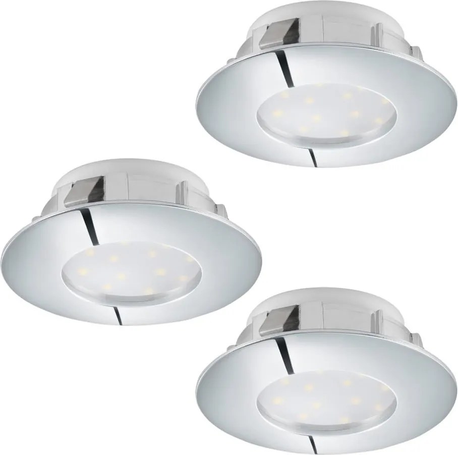 Eglo 95822 - Set 3x spoturi LED încastrate PINEDA LED/4,9W/230V
