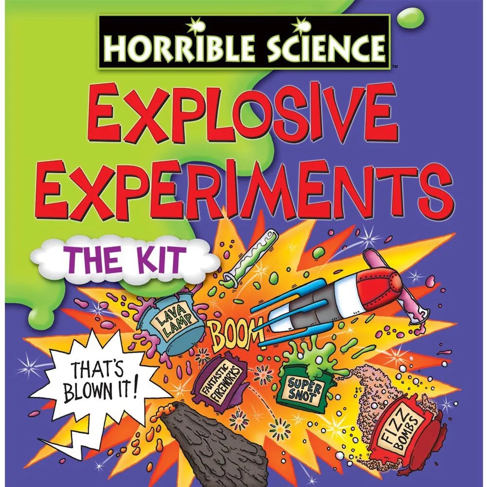 HORRIBLE SCIENCE: KIT EXPERIMENTE EXPLOZIVE (LL10341)