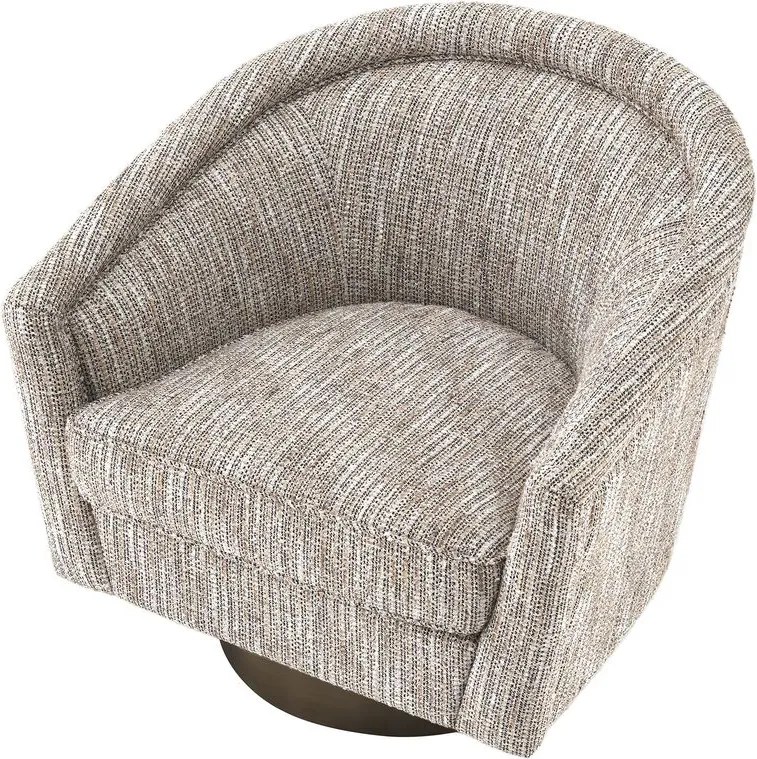Fotoliu rotativ design lux Catene, bej 115299 HZ