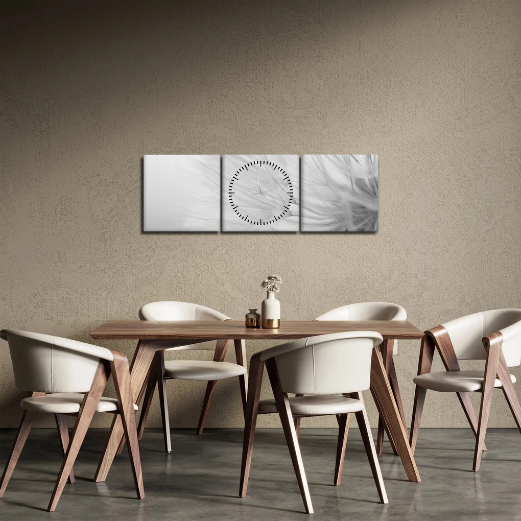 Tablou - Dandelion (cu ceas) (90x30 cm)
