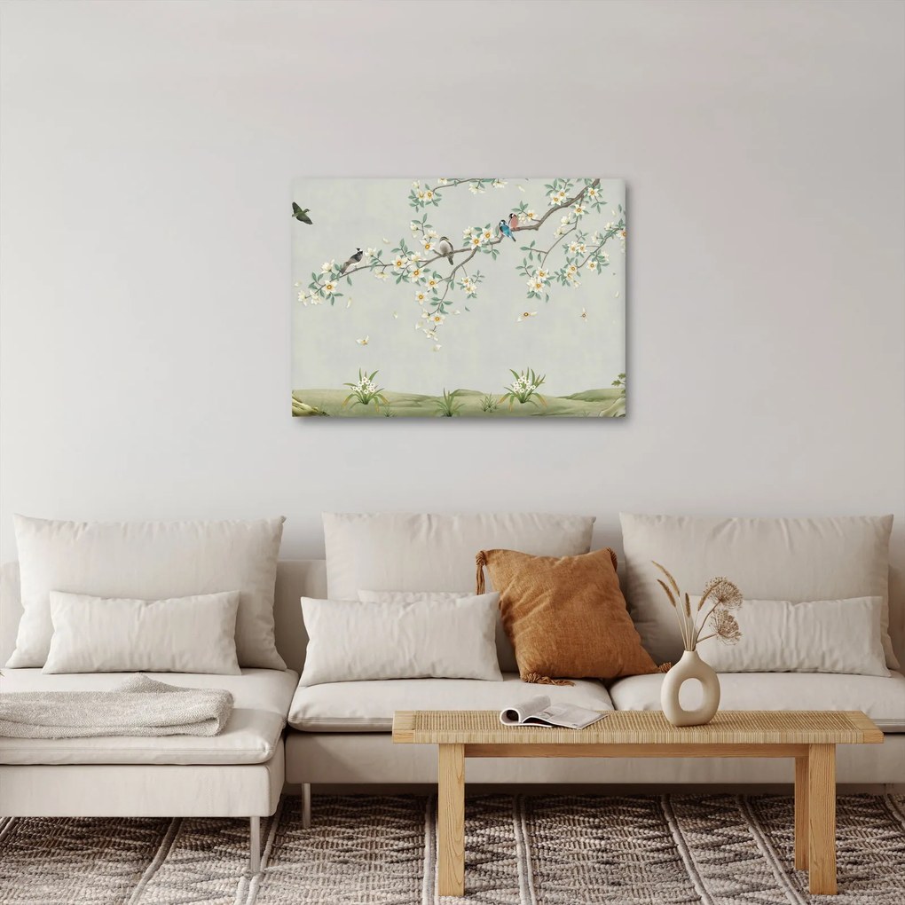 Tablou - Adunarea păsărilor (70x50 cm)