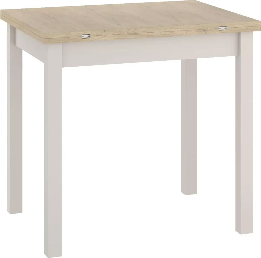 Masa extensibila de dining FLIP 80(160)X80 cm, stejar Cremona Torro/casmir