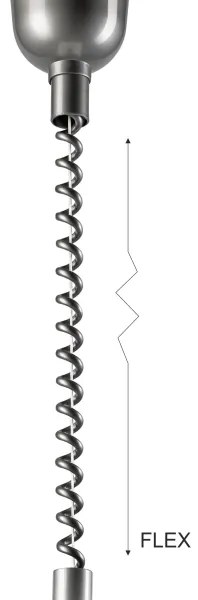 Lustr retractabil CHIARA 1xE27/60W/230V argintiu/stejar