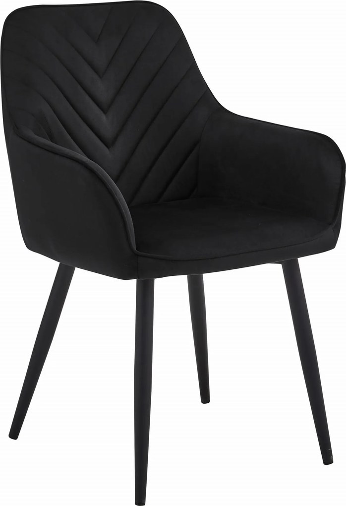 Scaun Bucatarie/Dining Nigmo Catifea Negru