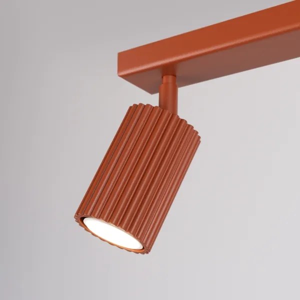 Spot Sollux SL.1637 KARBON 2xGU10/10W/230V roșu