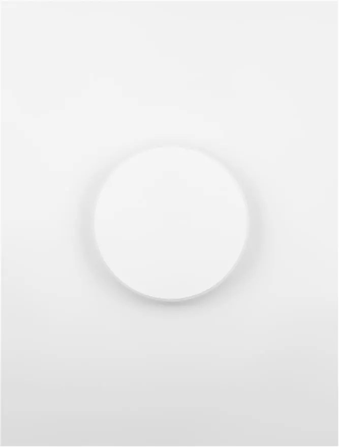 Aplica LED de perete design ambiental CYRCLE 20cm alba
