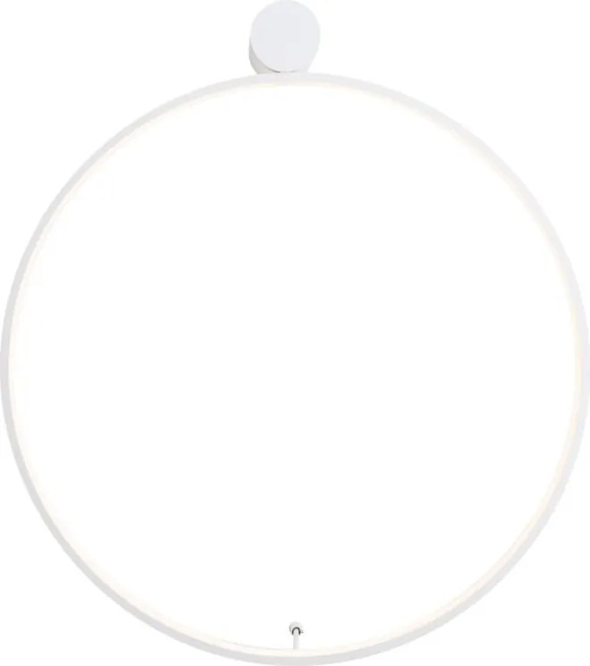 Aplica circulara LED IP44 diametru 60cm Visual alb