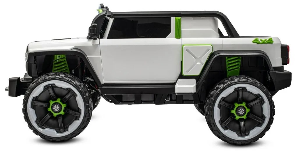 Baby Mix Mașinuță electrică pentru copii Flexible,albă