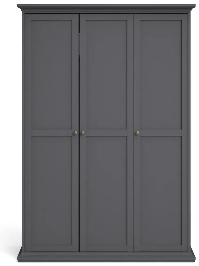 Șifonier gri 139x201 cm Paris – Tvilum