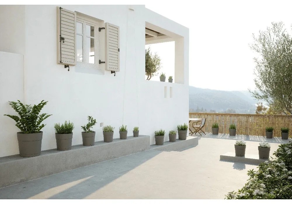 Ghiveci din plastic reciclat ø 30 cm Capri – Artevasi