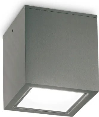 Ideal Lux - Spot exterior TECHO 1xGU10/20W/230V 15x15cm IP54 antracit