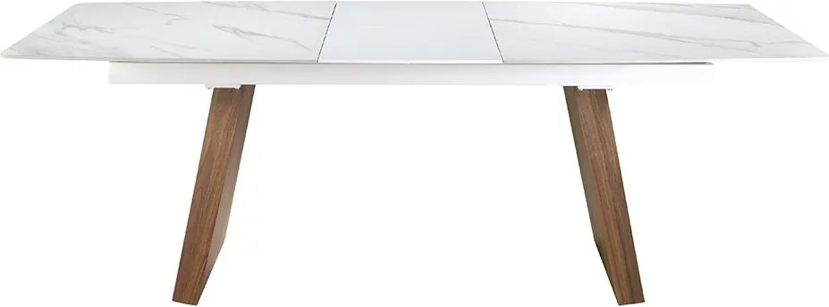 Masa extensibila deosebita design LUX Porcelain Marble 180-230cm