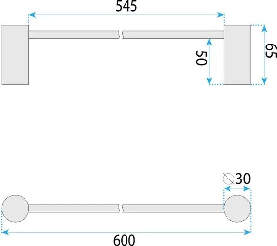 Cuier de baie 9703 Prism auriu periat