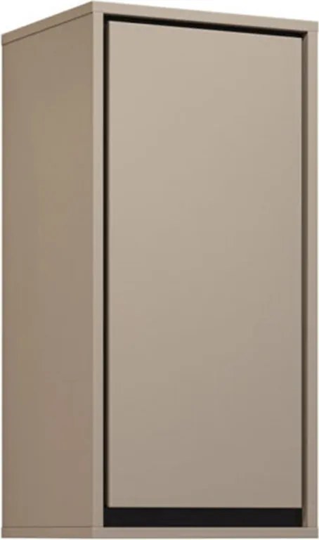 Dulap lemn masiv baie Irvella, 35 × 72 × 30 cm - Crem