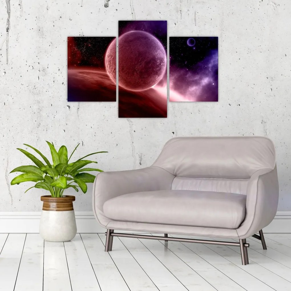 Tablou - Planetă (90x60 cm)