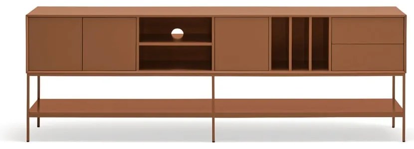 Comodă TV cărămizie 220x74x45 cm Platt – Teulat