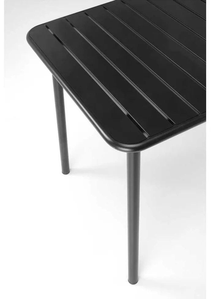 Masă de bucătărie Asher, dreptunghi, negru