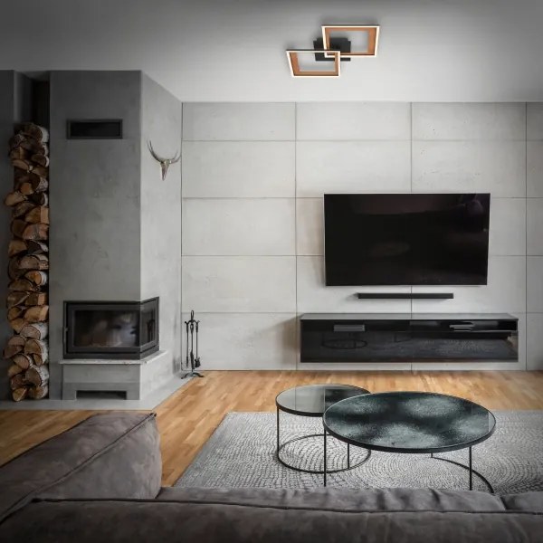 Lustră LED dimabilă aplicată FRAME 2xLED/11W/230V Brilo