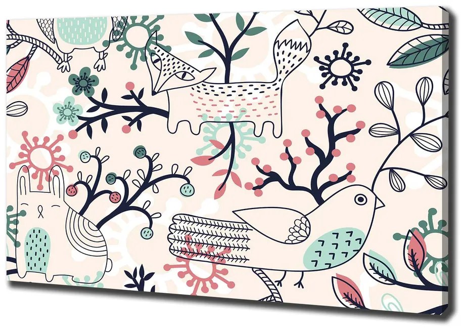 Imprimare tablou canvas Animale și flori