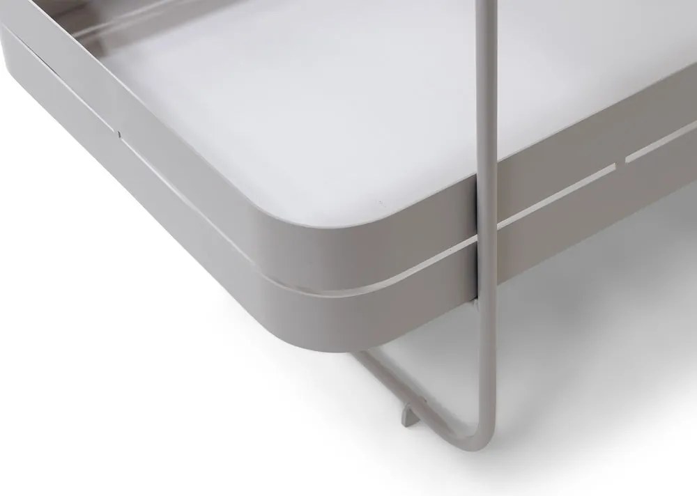 Măsuță de servire cu roți din metal 74x42 cm Gin &amp; Trolley – Spinder Design