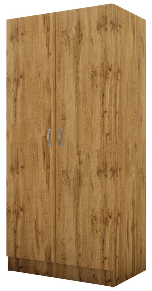 Dulap haaus Remi, 2 Usi, Stejar Wotan, 80 x 51 x 170 cm