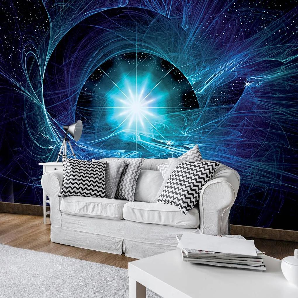 Fototapet - Supernova albastră abstractă (152,5x104 cm), în 8 de alte dimensiuni noi