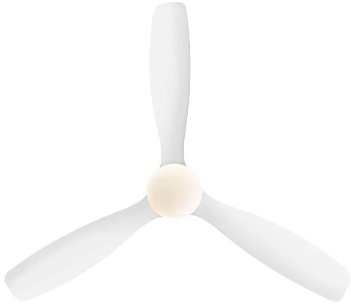 Lustra LED cu Ventilator si telecomanda Siroco D-132cm alb