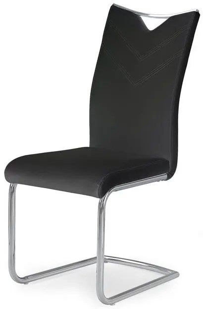 Scaun K224 piele ecologica negru